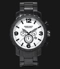 SWISS NAVY 8313MGYWH Men Chronograph White Dial Stainless Steel-0