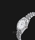 SWISS NAVY 8325LSSWH Ladies White Mother of Pearl Dial Stainless Steel Strap-1