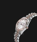 SWISS NAVY 8325LTGRGWH Ladies Silver Dial Dual Tone Stainless Steel Strap-1