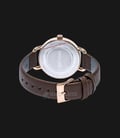 SWISS NAVY 8334LRGBKBN Ladies Black Dial Rose Gold Case Brown Leather Strap-2