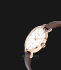 SWISS NAVY 8334LRGWHBN Ladies White Dial Rose Gold Case Brown Leather Strap-1