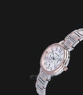 SWISS NAVY 8346LTGRGWH Ladies Silver Dial Dual Tone Stainless Steel Strap-1