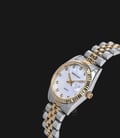 SWISS NAVY 8348LTGGPWH Ladies White Mother of Pearl Dial Dual Tone Stainless Steel Strap-1