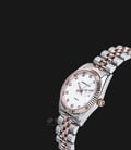 SWISS NAVY 8348LTGRGWH Ladies White Mother of Pearl Dial Dual Tone Stainless Steel Strap-1