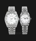 SWISS NAVY 8348MSSWH_8348LSSWH Couple White Dial Stainless Steel Strap-0