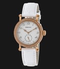 SWISS NAVY 8588LRGWH Woman White Dial White Leather Strap-0