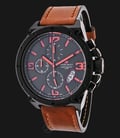 SWISS NAVY 8953MABORBN Man Black Dial Brown Leather Strap-0