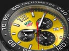 TAG Heuer Formula 1 CAZ101AM.FT8054 Chronograph Yellow Dial Yellow Rubber Strap-3