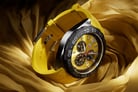 TAG Heuer Formula 1 CAZ101AM.FT8054 Chronograph Yellow Dial Yellow Rubber Strap-4