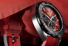 TAG Heuer Formula 1 CAZ101AN.FT8055 Chronograph Black Red Dial Red Rubber Strap-3