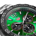 TAG Heuer Formula 1 CAZ101AP.BA0842 Chronograph Green Dial Steel Strap-4