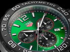 TAG Heuer Formula 1 CAZ101AP.FT8056 Chronograph Black Green Dial Green Rubber Strap-5