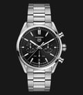 TAG Heuer Carrera CBN2010.BA0642 Chronograph Black Dial Fine-Brushed Steel Strap-0