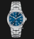 TAG Heuer Link WBC2112.BA0603 Men Automatic Calibre 5 Blue Sunray Dial Brushed Steel Strap-0