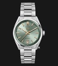 TAG Heuer Carrera WBN2312.BA0001 Automatic Green Dial Fine Brushed Steel Strap-0
