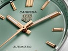 TAG Heuer Carrera WBN2312.BA0001 Automatic Green Dial Fine Brushed Steel Strap-4