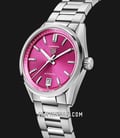 TAG Heuer Carrera WBN2313.BA0001 Automatic Pink Dial Fine Brushed Steel Strap-1
