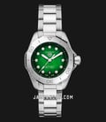 TAG Heuer Aquaracer WBP2415.BA0622 Professional 200 Automatic Green Dial Steel Strap-0