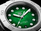 TAG Heuer Aquaracer WBP2415.BA0622 Professional 200 Automatic Green Dial Steel Strap-5