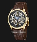 Thomas Earnshaw ES-8037-03 Armagh Automatic Skeleton Dial Brown Leather Strap-0