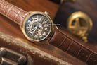 Thomas Earnshaw ES-8037-03 Armagh Automatic Skeleton Dial Brown Leather Strap-2