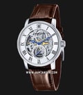 Thomas Earnshaw ES-8041-02 Westminster Automatic Skeleton Dial Brown Leather Strap-0