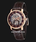 Thomas Earnshaw ES-8041-05 Westminster Automatic Skeleton Dial Brown Leather Strap-0