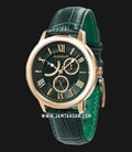 Thomas Earnshaw ES-8060-02 Cornwall Green Dial Green Leather Strap-0
