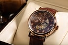 Thomas Earnshaw ES-8082-04 Beaufort Open Heart Dial Brown Leather Strap-8