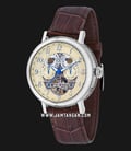 Thomas Earnshaw ES-8083-02 Beaufort Open Heart Dial Brown Leather Strap-0