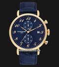 Thomas Earnshaw ES-8089-05 Grand Legacy Chronograph Blue Dial Blue Leather Strap-0