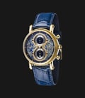 Thomas Earnshaw ES-8115-04 Maskelyne Celestial Chronograph Lapidarist Dial Blue Leather Strap-0