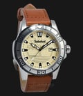 Timberland TBL.13855JSTB/07 Beige Dial Brown Leather Strap-0