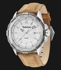Timberland TBL.14098JSTU/04 Silver Dial Brown Leather Strap-0