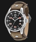 Timberland TBL.14337JS/02 Black Dial Brown Leather Strap-0