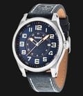 Timberland TBL.14644JS/03 Blue Dial Blue Leather Strap-0