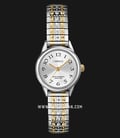 Timex C3C605 Carriage Ladies Silver Dial Dual Tone Stainless Steel Strap-0