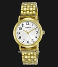 Timex Carriage C3C745 Ladies Silver Dial Gold Stainless Steel Strap-0