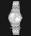 Timex CC3C78200 Carriage Ladies Silver Dial Stainless Steel Strap-0