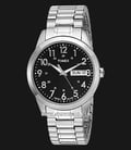 Timex South Street T2M932 Indiglo Black Dial Stainless Steel Strap-0