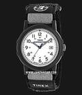Timex Expedition Camper T49713 Indiglo White Dial Black Fabric Strap-0