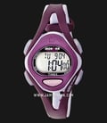 Timex T5K007 Ironman 50 Ladies Digital Dial Purple Resin Strap-0