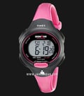 Timex Ironman 10 T5K525 Triathlon Ladies Digital Dial Pink Resin Strap-0