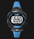 Timex T5K526 Ironman 10 Triathlon Ladies Digital Dial Blue Resin Strap-0