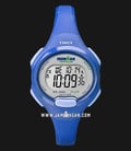 Timex Ironman Triathlon T5K784 Indiglo Digital Dial Blue Resin Strap-0