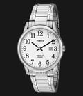 Timex Easy Reader TW2P81300 Indiglo White Dial Stainless Steel Strap-0
