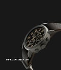 Timex TW2P85400 Weekender Chronograph Mens Black Dial Dark Brown Leather Strap-1