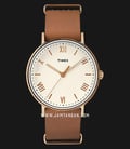 Timex TW2R28800 Southview White Dial Brown Leather Strap-0