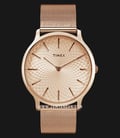 Timex TW2R49400 Skyline Rose Gold Dial Rose Gold Stainless Steel Strap-0