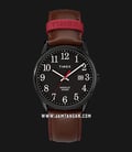 Timex Easy Reader TW2R62300 Black Dial Brown Leather Strap-0